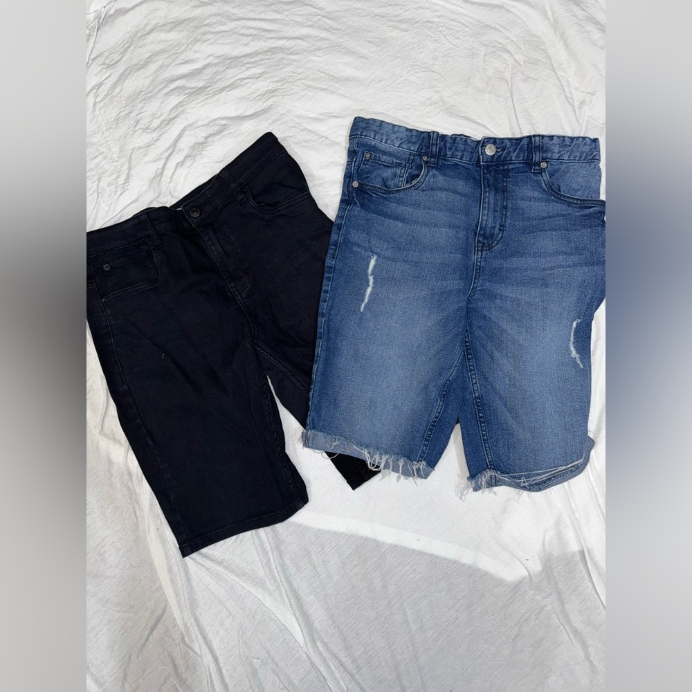 Calvin Klein Jeans Kids Denim Shorts Set of 2